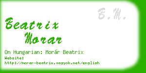 beatrix morar business card